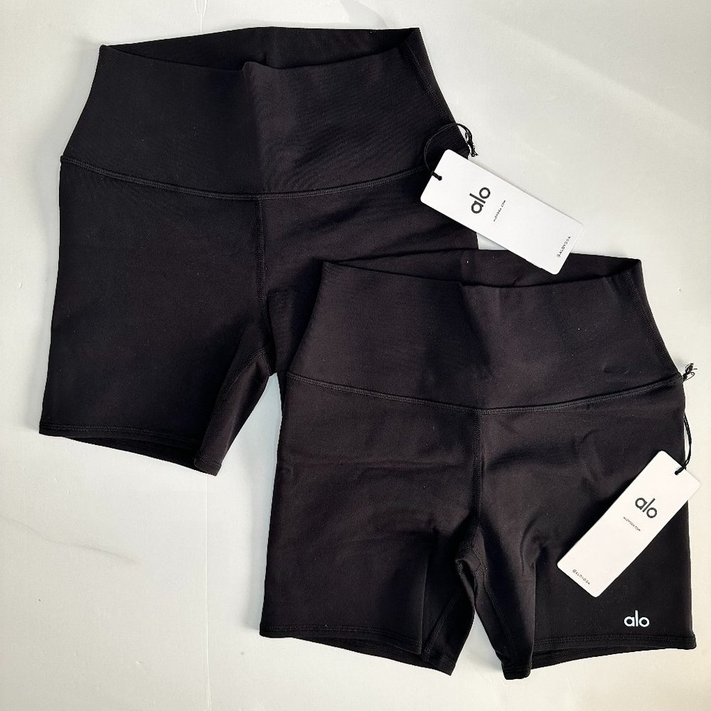 ALO | AIRBRUSH HIGH WAIST 5" BIKER SHORT